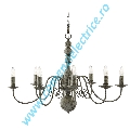 Lustra Greythorne 2268-8GY otel gri E14 8x40W