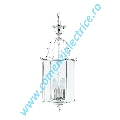 Pendul Lanterns 3003-10CC crom E14 3x60W