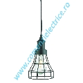 Pendul Tapered Cage 6836BK negru mat E27 60W
