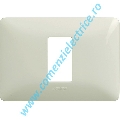 PLACA (RAMA) ORNAMENT BTICINO MATIX, 1 MODUL, ALB