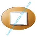 PLACA (RAMA) ORNAMENT GEWISS CHORUS ART STICLA, 3 MODULE, OCRU
