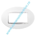 PLACA (RAMA) ORNAMENT GEWISS CHORUS ART, 4 MODULE, ALB