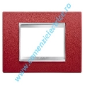 PLACA (RAMA) ORNAMENT GEWISS CHORUS LUX PIELE, 3 MODULE, RUBIN