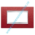PLACA (RAMA) ORNAMENT GEWISS CHORUS LUX PIELE, 4 MODULE, RUBIN