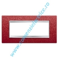 PLACA (RAMA) ORNAMENT GEWISS CHORUS LUX PIELE, 6 MODULE, RUBIN
