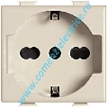 PRIZA SCHUKO SI STANDARD ITALIAN BTICINO MATIX MAGIC, 2 MODULE, 16A, IVOAR
