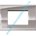 RAMA RECTANGULARA 3M NICHEL LIVING LIGHT BTICINO