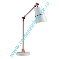 Veioza Spider 955SPIDER1T/WH alb-cupru 1xE27 A++