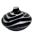 Vaza zebra decorativa medie