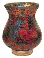 Vaza mozaic rosu albastru