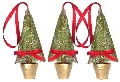 Set 3 ornamente braduti