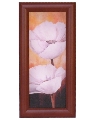 Tablou flori 10x25 cu rama de lemn 