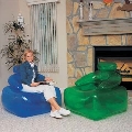 Scaun gonflabil transparent pentru adulti Bestway (99 x 99 x 86 cm)