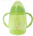 Cana biberon pentru trecere la canuta cu cioc silicon 3l+ R0624 Primii Pasi, Verde
