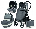 Carucior 3 in 1 Book Plus Black Completo SL Peg Perego, Ascot