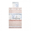 Set lenjerie de pat 3 piese Lorelli, Friends Beige