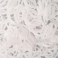 Elastice gama Lucios Rainbow Loom, Alb