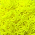 Elastice gama Neon Rainbow Loom, Galben