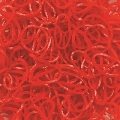 Elastice Jelly Rainbow Loom, Rosu