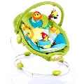 Leagan muzical cu vibratii Grand Confort Baby Mix, Verde