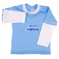 Bluza model 9 baieti T17 Bleu cu Alb Pifou, 7 ani