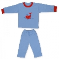 Costum 9-12 luni model 24 Pifou, A01 Bleu