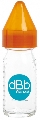 Biberon sticla 110ml Regul Air cu tetina anticolici din silicon 0-4m dBb Remond, Orange