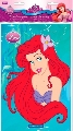 Plansa pictura nisip medie Disney, Ariel cu parul lung bust