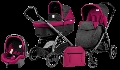 Carucior 3 in 1 Book Plus S Black Pop-Up Peg Perego, Fleur