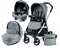 Carucior 3 in 1 Book Plus Black and Silver Sportivo SL Peg Perego, ModBeige