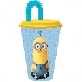 Pahar cu pai 430 ml Disney, Minions