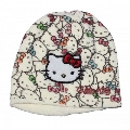 Caciula tricotata Hello Kitty crem Disney, 54 cm (8-11 ani)