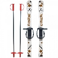 Skiuri copii 90 cm Marmat, Alb
