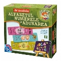 Joc educativ in cutie mare Sa Invatam - Alfabetul, Numerele si Adunarea D-Toys,