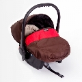 Cos auto Carlo cu Isofix Mikado, Red/Brown (211)
