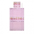 Set lenjerie de pat 4 piese Lorelli, Superstar Bears Pink
