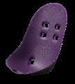 Suport din plastic pentru scaun de masa Moon Mima, Aubergine