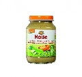 Piure de cartofi, mazare si zucchini bio 190g Holle,