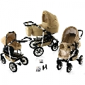 Carucior 3 in 1 Bavario White Krasnal, W1 (Bej)