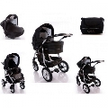 Carucior 3 in 1 Coral Krasnal, CE2 (Negru)