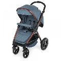 Carucior sport cu roti gonflabile Trend Gmini, Rifle Denim