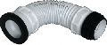 RACORD FLEXIBIL EVACUARE WC TEXO / 350MM