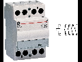 contactor modular Contax, 40A, 24V, CA/CC, 3 module, 4ND, Alb