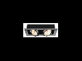 Spot AIXLIGHT FLAT II,G53,crom/negru