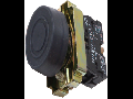 Buton de comanda etans cu revenire si grad de protectie IP65  (cap+ etrier+1NI), verde, RIT 5