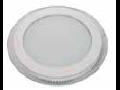 Panel LED spot din sticla, rotund cu schimbare  de culoare  3000K / 4500 K / 6000 K- 12W, VT-1204G-RD