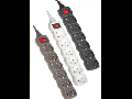 PRELUNGITOR CU C.P. SI INTRERUPATOR, 3m / 6 P, NEGRU, ODL 177