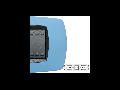 Placa ornament technopolimer, 2+2+2 module, albastru deschis