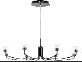 Lustra NOVENTA LED,8x3.3w