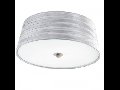 Plafoniera FONSEA,2x60w,argintiu